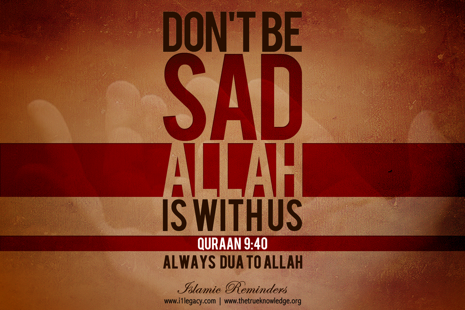 And Do Not Be Sad!